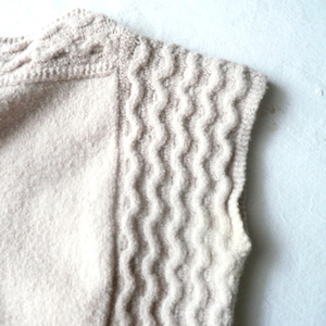 70’s beige knit dress