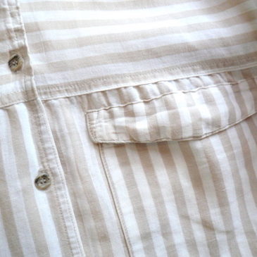 80〜90’s stripe linen blouse & easy pants