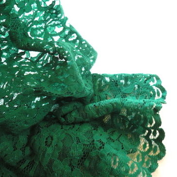 70’s green lace skirt