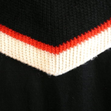 60’s knit collar dress