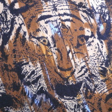 80’s tiger pattern blouse