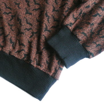 80〜90’s bird pattern knit sweater