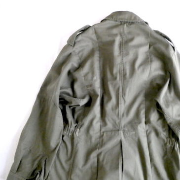 70・80’s〜 army green military Jacket & denim skirt