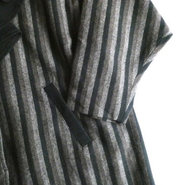 80’s asymmetry stripe jacket