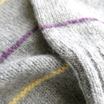 80’s shetland wool blend light gray knit & shetland wool blend light blue knit sweater
