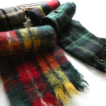 used winter wool scarves