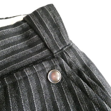 70’s black leather zip up JKT & 50〜60’s black stripe western pants