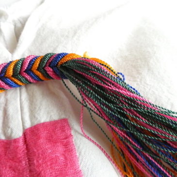 Used rainbow fringe cotton tops
