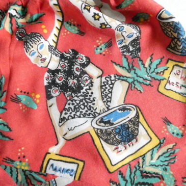 80’s tropical women printed all in one