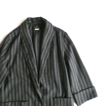 70〜80’s gray black stripe JKT