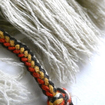 70’s〜 birds pattern long knit vest