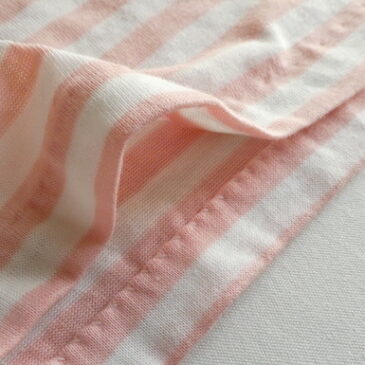 90’s baby pink stripe V-neck tops & Used Laura Ashley black mermaid skirt