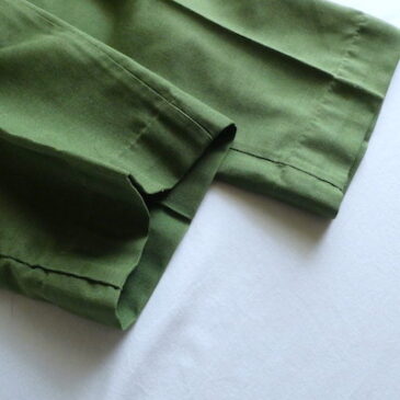 70~80’s light beige zip up jacket & 60’s sears green tea color side zip trousers