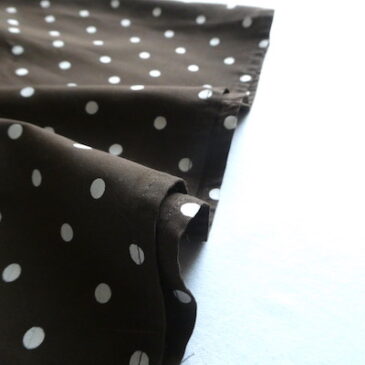 90’s white dots brown sleeveless one-piece dress