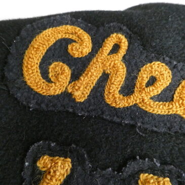 60〜70’s yellow black cheer leader jacket & 70’s reversible navy mustard yellow cheer leader jacket