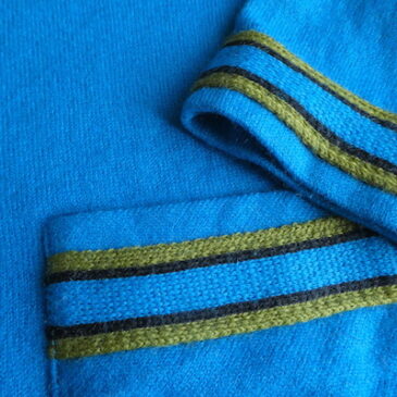 60’s royal blue moss green lines knit cardigan & 40~50’s U.S.navy wool sailer pants